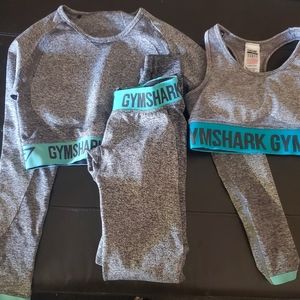 Gymshark 3 piece workout outfit, never worn